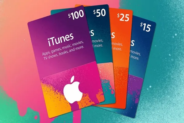 الاحتيال التي تتم عبر بطاقات هدايا App Store وiTunes وبطاقات هدايا Apple Store.