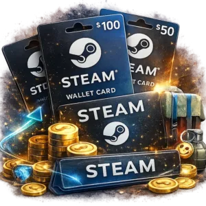بطاقات شحن ستيم (Steam Gift Cards)